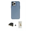 MARSİLYAN™- iPhone 14 Pro Kılıf Ahenk Çizgi Prime - Siyah Mat Seramik Nano Ekran Koruyucu + Gold Raze Metal Kamera Lens