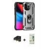 MARSİLYAN™- iPhone 14 Pro Kılıf Ahenk Klasik Koleksiyonu - Siyah 20D Premium Cam Ekran Koruyucu + Raze Metal Kamera Lens - GD