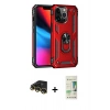 MARSİLYAN™- iPhone 14 Pro Kılıf Ahenk Klasik Koleksiyonu - Siyah 20D Premium Cam Ekran Koruyucu + Raze Metal Kamera Lens - GD