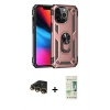 MARSİLYAN™- iPhone 14 Pro Kılıf Ahenk Klasik Koleksiyonu - Siyah 20D Premium Cam Ekran Koruyucu + Raze Metal Kamera Lens - GD