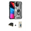MARSİLYAN™- iPhone 14 Pro Kılıf Ahenk Klasik Koleksiyonu - Siyah 6D Mat Seramik Hayalet Nano Ekran Koruyucu + Raze Metal Kamera Lens - GD