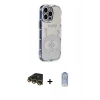 MARSİLYAN™- iPhone 14 Pro Kılıf Ahenk Modern Serisi - Siyah Joko Magic 5D Cam + Raze Metal Kamera Lens - GD