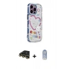 MARSİLYAN™- iPhone 14 Pro Kılıf Ahenk Modern Serisi - Siyah Joko Magic 5D Cam + Raze Metal Kamera Lens - GD