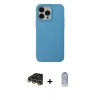 MARSİLYAN™- iPhone 14 Pro Kılıf Ahenk Serisi - Siyah Joko Magic 5D Cam + Raze Metal Kamera Lens - GD