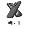 MARSİLYAN™- iPhone 14 Pro Kılıf Atlas Form - Siyah Joko Magic 5D Cam + Raze Metal Kamera Lens - GD