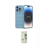 MARSİLYAN™- iPhone 14 Pro Kılıf Atlas Koleksiyonu - Siyah 20D Premium Cam Ekran Koruyucu