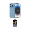 MARSİLYAN™- iPhone 14 Pro Kılıf Atlas Koleksiyonu - Siyah Buffer Hayalet Cam Ekran Koruyucu