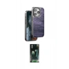 MARSİLYAN™- iPhone 14 Pro Kılıf Atlas Minimal Özel Seri - Siyah 360 Mat Full Body Arka Koruyucu