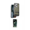 MARSİLYAN™- iPhone 14 Pro Kılıf Atlas Minimal Özel Seri - Siyah 360 Mat Full Body Arka Koruyucu