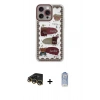 MARSİLYAN™- iPhone 14 Pro Kılıf Çekirdek Asil - Siyah Joko Magic 5D Cam + Raze Metal Kamera Lens - GD