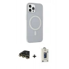 MARSİLYAN™- iPhone 14 Pro Kılıf Çekirdek Modern Prime - Siyah Bilvis Hayalet Cam Ekran Koruyucu + Gold Raze Metal Kamera Lens