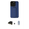 MARSİLYAN™- iPhone 14 Pro Kılıf Çekirdek Yansıma - Siyah Joko Magic 5D Cam + Raze Metal Kamera Lens - GD