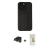 MARSİLYAN™- iPhone 14 Pro Kılıf Çekirdek Yansıma - Siyah Mat Seramik Nano Ekran Koruyucu + Raze Metal Kamera Lens - GD