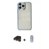 MARSİLYAN™- iPhone 14 Pro Kılıf Doruk Doku Prime - Siyah Joko Magic 5D Cam + Raze Metal Kamera Lens - GD