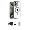 MARSİLYAN™- iPhone 14 Pro Kılıf Eksen Form Koleksiyonu - Siyah Joko Magic 5D Cam + Raze Metal Kamera Lens - GD