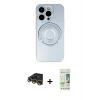 MARSİLYAN™- iPhone 14 Pro Kılıf Eksen Klasik Prime - Siyah 20D Premium Cam Ekran Koruyucu + Raze Metal Kamera Lens - GD