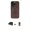 MARSİLYAN™- iPhone 14 Pro Kılıf Eksen Klasik Prime - Siyah Joko Magic 5D Hayalet Cam + Raze Metal Kamera Lens - GD