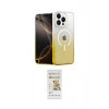 MARSİLYAN™- iPhone 14 Pro Kılıf Eksen Minimal Özel Seri - Siyah Mat Seramik Nano Ekran Koruyucu