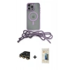 MARSİLYAN™- iPhone 14 Pro Kılıf Eksen Özel Seri - Siyah 6D Mat Seramik Hayalet Nano Ekran Koruyucu + Raze Metal Kamera Lens - GD
