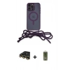 MARSİLYAN™- iPhone 14 Pro Kılıf Eksen Özel Seri - Siyah Joko Magic 5D Hayalet Cam + Raze Metal Kamera Lens - GD