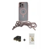 MARSİLYAN™- iPhone 14 Pro Kılıf Eksen Özel Seri - Siyah Mat Seramik Nano Ekran Koruyucu + Raze Metal Kamera Lens - GD