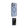 MARSİLYAN™- iPhone 14 Pro Kılıf Kıvılcım Asil Özel Seri - Siyah 3D Antistatik Hayalet Cam Ekran Koruyucu
