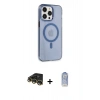 MARSİLYAN™- iPhone 14 Pro Kılıf Kıvılcım Asil Özel Seri - Siyah Joko Magic 5D Cam + Raze Metal Kamera Lens - GD