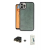 MARSİLYAN™- iPhone 14 Pro Kılıf Kıvılcım Işık Serisi - Şeffaf Pasifik Cam Ekran Koruyucu + Raze Metal Kamera Lens - GD