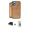 MARSİLYAN™- iPhone 14 Pro Kılıf Kıvılcım Işık Serisi - Siyah 6D Mat Seramik Hayalet Nano Ekran Koruyucu + Raze Metal Kamera Lens - GD
