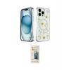 MARSİLYAN™- iPhone 14 Pro Kılıf Kozmos Doku - Siyah 6D Mat Seramik Hayalet Nano Ekran Koruyucu