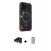 MARSİLYAN™- iPhone 14 Pro Kılıf Kozmos Doku - Siyah Joko Magic 5D Cam + Raze Metal Kamera Lens - GD