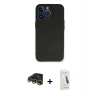 MARSİLYAN™- iPhone 14 Pro Kılıf Kozmos Yansıma Özel Seri - Şeffaf Pasifik Cam Ekran Koruyucu + Raze Metal Kamera Lens - GD