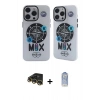 MARSİLYAN™- iPhone 14 Pro Kılıf Nova Doku Koleksiyonu - Siyah Joko Magic 5D Cam + Raze Metal Kamera Lens - GD