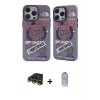 MARSİLYAN™- iPhone 14 Pro Kılıf Nova Doku Koleksiyonu - Siyah Joko Magic 5D Cam + Raze Metal Kamera Lens - GD