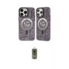 MARSİLYAN™- iPhone 14 Pro Kılıf Nova Doku Koleksiyonu - Siyah Joko Magic 5D Hayalet Cam