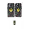 MARSİLYAN™- iPhone 14 Pro Kılıf Nova Doku Koleksiyonu - Siyah Joko Magic 5D Hayalet Cam