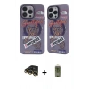 MARSİLYAN™- iPhone 14 Pro Kılıf Nova Doku Koleksiyonu - Siyah Joko Magic 5D Hayalet Cam + Raze Metal Kamera Lens - GD
