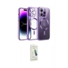 MARSİLYAN™- iPhone 14 Pro Kılıf Nova Işık Özel Seri - Şeffaf Pasifik Cam Ekran Koruyucu
