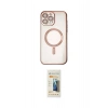 MARSİLYAN™- iPhone 14 Pro Kılıf Nova Işık Özel Seri - Siyah 6D Mat Seramik Hayalet Nano Ekran Koruyucu