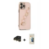 MARSİLYAN™- iPhone 14 Pro Kılıf Nova Işık Prime - Siyah 6D Mat Seramik Hayalet Nano Ekran Koruyucu + Raze Metal Kamera Lens - GD