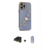MARSİLYAN™- iPhone 14 Pro Kılıf Nova Işık Prime - Siyah Joko Magic 5D Cam + Raze Metal Kamera Lens - GD