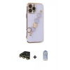 MARSİLYAN™- iPhone 14 Pro Kılıf Nova Işık Prime - Siyah Joko Magic 5D Cam + Raze Metal Kamera Lens - GD