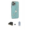 MARSİLYAN™- iPhone 14 Pro Kılıf Nova Işık Prime - Siyah Joko Magic 5D Cam + Raze Metal Kamera Lens - GD