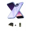 MARSİLYAN™- iPhone 14 Pro Kılıf Nova Işık Serisi - Siyah Joko Magic 5D Hayalet Cam + Raze Metal Kamera Lens - GD