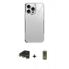 MARSİLYAN™- iPhone 14 Pro Kılıf Odak Doku - Siyah Joko Magic 5D Hayalet Cam + Raze Metal Kamera Lens - GD