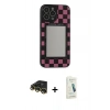 MARSİLYAN™- iPhone 14 Pro Kılıf Odak Klasik Serisi - Şeffaf Pasifik Cam Ekran Koruyucu + Raze Metal Kamera Lens - GD