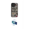 MARSİLYAN™- iPhone 14 Pro Kılıf Odak Klasik Serisi - Siyah 3D Antistatik Cam Ekran Koruyucu