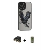 MARSİLYAN™- iPhone 14 Pro Kılıf Odak Klasik Serisi - Siyah Joko Magic 5D Hayalet Cam + Raze Metal Kamera Lens - GD