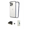 MARSİLYAN™- iPhone 14 Pro Kılıf Pusula Asil Koleksiyonu - Şeffaf Pasifik Cam Ekran Koruyucu + Raze Metal Kamera Lens - GD