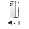 MARSİLYAN™- iPhone 14 Pro Kılıf Pusula Asil Koleksiyonu - Siyah Joko Magic 5D Cam + Raze Metal Kamera Lens - GD